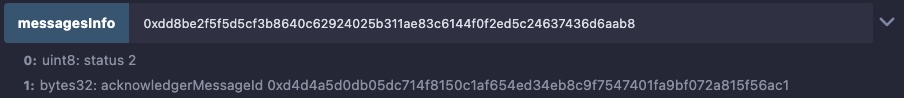 Chainlink CCIP - Message Tracker Get Message Status - 2